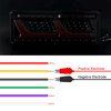 Комплект Ляв + Десен Диодни LED Лед Стопове 12V-24V с Динамичен Мигач Неон Neon Ефект 32x13cm За Бус Камион Тир Ремарке Караванa