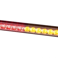 LED Лед Диодна Мултифункционална Задна Светлинаа С Три функции Стоп Габарит Мигач 12V - 24V E-Mark, 257mm x 27mm