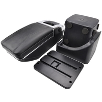 Подлакътник барче за Ford Focus MK2 2005–2011 - Еко кожа – Черен