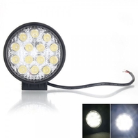 Универсален 42W Лед LED Халоген Фар Работна Лампа 12V - 24V за автомобил офроуд бус ван камион