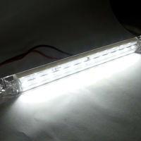 ЛЕД LED Бял Диоден Маркер Габарит Токос със 12 светодиода за камион ремарке бус ван каравана платформа 12V-24V