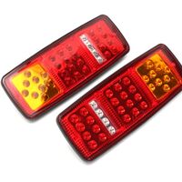 Комплект от 2 бр. LED стопове мигач задна светлина 24V за камион бус ТИР емарке