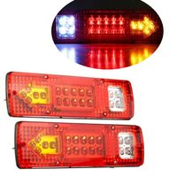 Комплект LED стопове стоп светлина с мигач задна светлина 12v за камион бус ТИР ремарке каравана 29 x 8 cm