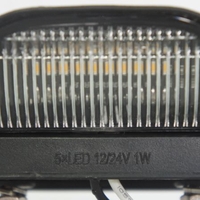 2 Броя Комплект LED Oсветление, Лед Плафон за Регистрационен Номер, 12V-24V, 75X45mm