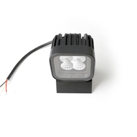 30W LED Халоген Бял, Разпръсната светлина с жълта и червена DRL светлина 12V-24V