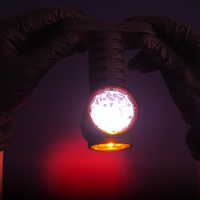 Комплект 2 броя LED Лед Габарит, Рогче, 17.5см, 12V-24V, 3 SMD Диода, Тройна Функция, Червена, Бяла, Жълта Светлина, 3D Светлинен Ефект