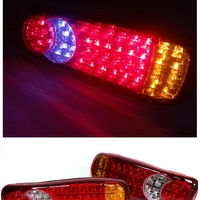 Комплект 2 бр. LED ЛЕД диодни стопове 24V Волта за бус камион ТИР ремарке платформа