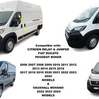 Комплект от 2бр. ветробрани за FIAT Ducato / Peugeot Boxer / Citroen Jumper 3 след 2006 Opel Movano след 2022