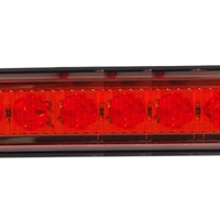 LED Лед Диоден 12-24V Габарит Маркер Токос за камион бус ван каравана платформа кемпер червен 112 x 28mm