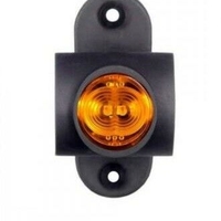 1 брой LED Лед Габарит Рогче12V-24V 3 SMD Диода,Тройна Функция :Червена, Бяла, Жълта Светлина, 3D Светлинен Ефект