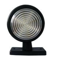 Комплект от 2 броя 12-24V ЛЕД LED Диодни Странични Маркери, Рогчета, Светлини За Камион, Ремарке, Каравана, Кемпер АТВ и др., бяло-червено