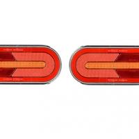 Комплект LED ЛЕД Диодни Стопове, Динамичен Мигач, 4 Функции, 12/24V