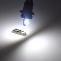 Комплект 2 бр. LED крушки T10, W5W, CANBUS, 6000K бяла светлина, 200 лумена, 12V – блистер