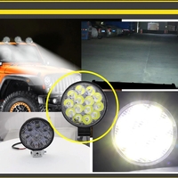 42W Кръгъл Мини Led Диоден Фар Прожектор Дневни Светлини 12V 24V Слим Slim