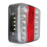 Комплект от 2 броя Мултифункционални Диодни LED стопове стоп задна светлина 12V 24V за бус камион ТИР ремарке каравана