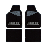 Стелки мокет SPC1902A Sparco Черни-Сиви 4БР/К-Т