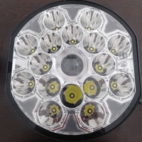 LED Халоген 22см Фар Бяла Светлина + Бяла и Жълта Габаритна 80W 9100lm 12V 24V Е-марк Е9 Бус Ван 4х4 Джип ATV Камион Трактор