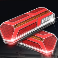 Комплект LED ЛЕД Диодни Стопове, Динамичен Мигач, 7 Функции, 12/24V