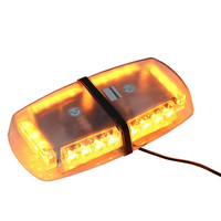 12V 24V лед аварийна сигнална блиц лампа маяк с магнит за пътна помощ 24w