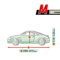 Висококачествено Покривало Kegel за купе автомобил Серия Mobil Garage e размер M 390 - 415 см x 115 - 125 см