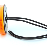 LED Светодиоден Габарит, Оранжев, Е-Mark, 12V-24V
