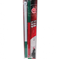 Светещ лед бар 120 cm (2 х 60 cm) 93 LED 12V - 24V бяло-зелено-червено BG Bulgaria флаг знаме България