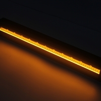 56 cm / 22 Инча 12V - 24V Led Bar Лед Бар Пиано дизайн Диоден Прожектор Супер Мощен Бяла и Оранжева Светлина Габарит Мъгла Блиц Високо Качество Ново Поколение 10900LM
