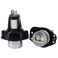 Комплект от 2 броя ярки бели LED крушки Angel Eyes ангелски очи 12V за BMW Е90 Е91 с Canbus без грешки