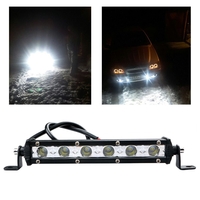 18,5 См Мощен LED бар Flexzon с насочена Spot светлина 18W 6 LED 12V 24V АТВ, Джип, 4х4, Offroad, Камион