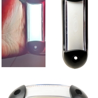 LED габарит, маркер, токос, Бял, Неон ефект, 12V-24V - за ремаркета, платформи, камиони и др.