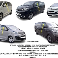 Комплект от 2бр. ветробрани за Citroen Jumpy / Peugeot Expert / Toyota ProAce / Traveller / Fiat Scudo Ulysse Opel Zafira след 2016