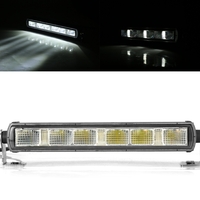 28,4 См LED Лед Бар с Насоченa SPOT Светлина, Три Функции, Е-Mark, 30W, 2200lm, 12V-24V, Автомобил, АТВ, Джип, 4х4, SUV, Offroad, Камион