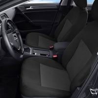 Пълен Комплект Тапицерия Kegel за предни+задни седалки на Volkswagen Golf 7 VII 2012-2019 Черна Текстил