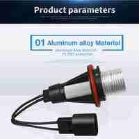 Комплект от 2 броя LED крушки Angel Eyes ангелски очи 12V-24V цвят жълт за BMW с Canbus без грешки
