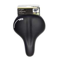 Анатомична седалка за велосипед черна DUNLOP 26.5cm x 18.5cm x 14cm