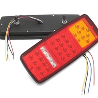 Комплект от 2 бр. LED стопове мигач задна светлина 24V за камион бус ТИР емарке