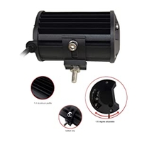 Универсален 90W Лед LED Халоген Фар Работна Лампа 12V - 24V с комбинирана бяла светлина за автомобил офроуд бус ван камион
