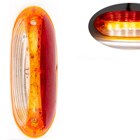 LED Светодиоден Страничен Габарит, Оранжев, Бял, Червен цвят, 125mm x 44mm 24V