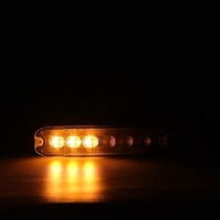 12 LED ЛЕД Комбинирана Жълто-Бяло Аварийна Лампа Блиц Светлина Мигаща За Пътна Помощ Платформа и др. 12-24V