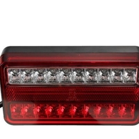 Комплект Диодни LED Лед стопове за Бус Камион Тир Ремарке Караванa с 4 функции 12V
