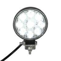 27W Кръгъл Led Диоден Фар Прожектор Дневни Светлини 12V 24V Слим Slim