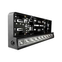 Рамка за Номер с Вграден LED Бар 20 51cm 12v 24v Бяла и Оранжева Дневна DRL Габаритна Светлина