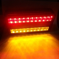 Комплект Диодни LED Лед стопове за Бус Камион Тир Ремарке Караванa с 4 функции 12V