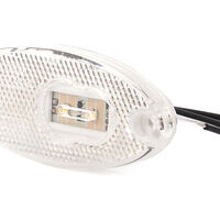 LED Светодиоден Габарит, Бял, Е-Mark, 12V-24V