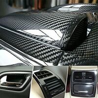 5D Декоративно автомобилно WRAP фолио 1.52 X 18M черен карбон BLACK CARBON