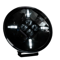 Комплект от 2 бр. LED Диодни Халогени, Фарове, с DRL, бяло-жълт цвят, Ø 218 мм, 12V-24V, 120W, За Джип, Камион, Трактор, Багер, Земеделски Машини и др.