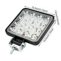 48W ЛЕД 12V 24V LED Диоден Халоген Фар Прожектор Задна Светлина Диодна Лампа
