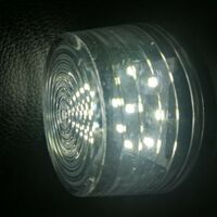 Комплект от 2 броя 12-24V ЛЕД LED Диодни Странични Маркери, Рогчета, Светлини За Камион, Ремарке, Каравана, Кемпер АТВ и др., бяло-червено