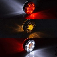 1 брой LED Габарит, Маркер, 3 цвята - 12-24V - За Автомобил, Бус, Камион, Ремарке и др.