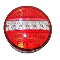 LED Диоден стоп тип хамбургер 12V ЧЕРВЕНО-БЕЛИ ЗАДНИ СТОП СВЕТЛИНИ